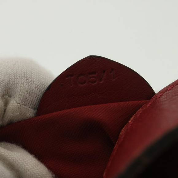 CELINE Shoulder Bag Nylon Red Auth 37765 - Picture 12 of 16